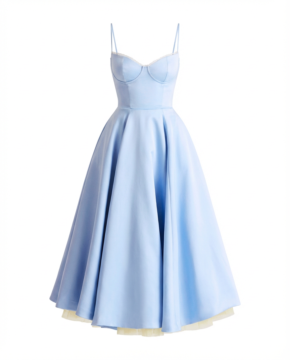 Women Sleeveless Fit and Flare Midi Dress - Image 9