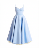 Women Sleeveless Fit and Flare Midi Dress - Image 9