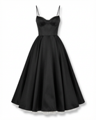Women Sleeveless Fit and Flare Midi Dress