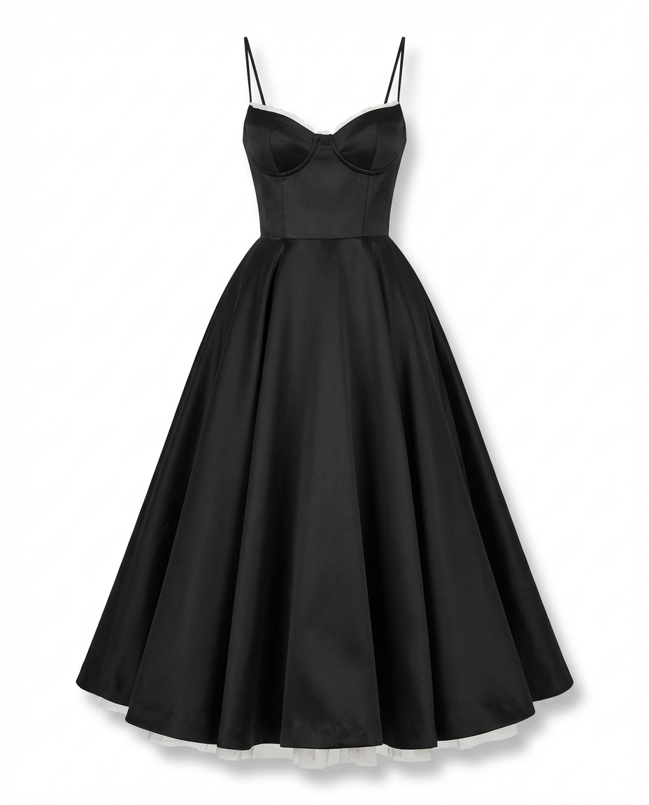 Women Sleeveless Fit and Flare Midi Dress