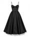 Women Sleeveless Fit and Flare Midi Dress