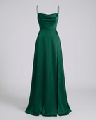 Women Satin Cowl Neck Maxi Dress Formal Evening - Image 7