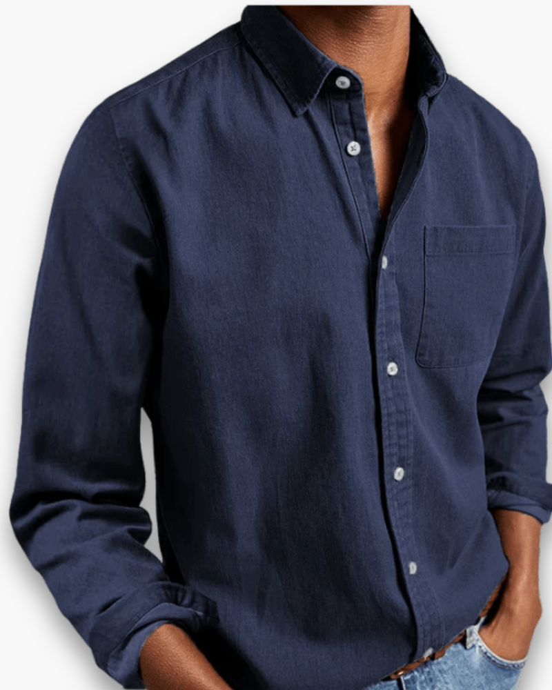 Men's Classic Versatile Button-Down Casual Shirt