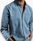 Men's Classic Versatile Button-Down Casual Shirt - Image 8