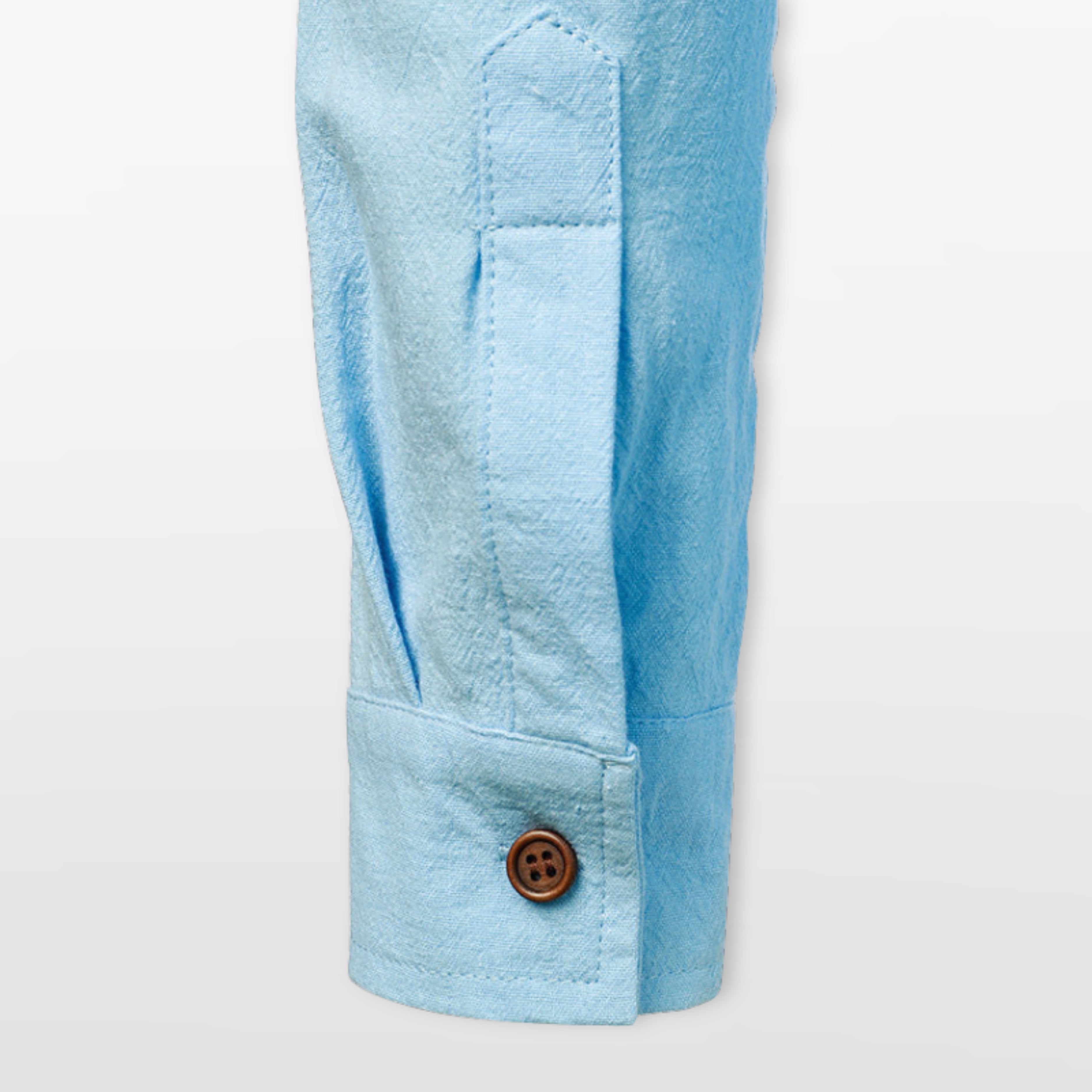 Men's Linen Button-Down Casual Shirt Relaxed Fit - Image 10