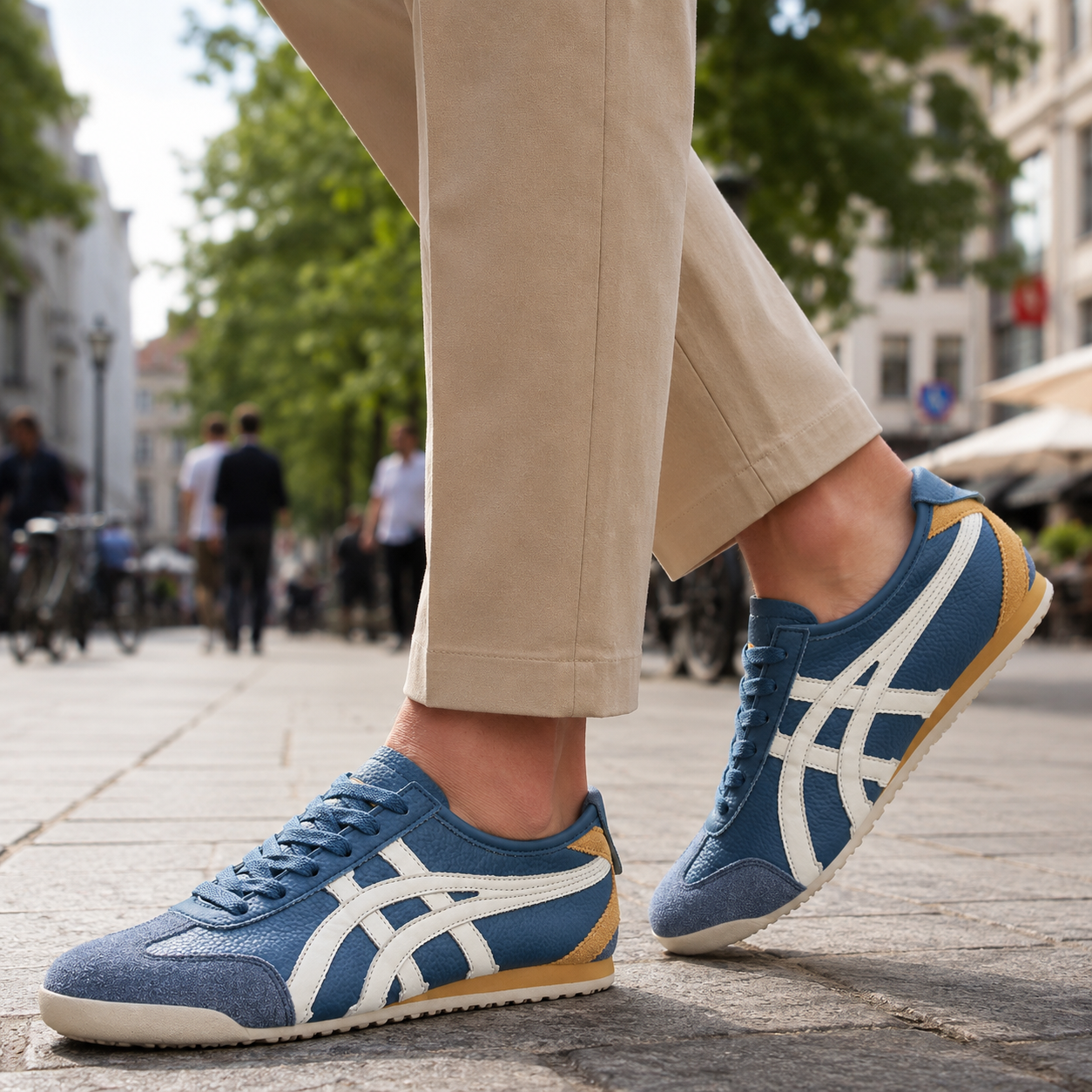 Men's Geometric Retro Sneakers Colorful Pattern Casual - Image 3