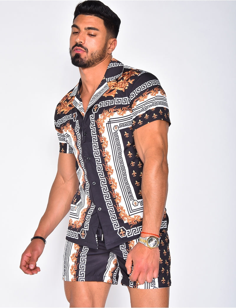 Men's Hawaiian Shirt and Shorts Set Tropical Two Piece Summer - Image 8