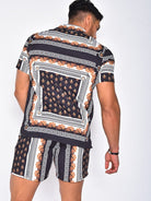 Men's Hawaiian Shirt and Shorts Set Tropical Two Piece Summer - Image 9