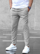 Men's Elastic Waist Stretch Casual Pants - Image 2