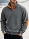 Men's Waffle-Knit Button-Collar Sweater