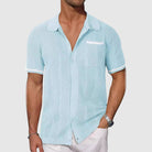Men's Linen Blend No-Iron Summer Shirt - Image 4