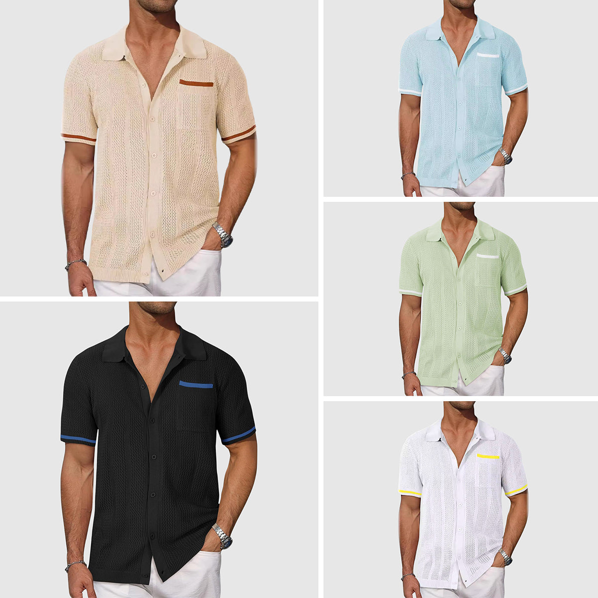 Men's Linen Blend No-Iron Summer Shirt - Image 6