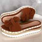 Women Bow Flat Sandals - Image 2