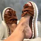 Women Bow Flat Sandals