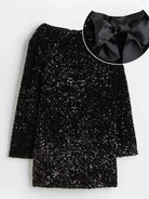Women Textured Boucle Knit Long Sleeve Mini Dress - Image 14