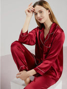 Women's Mulberry Silk Pajama Set Luxury Sleepwear - Image 2