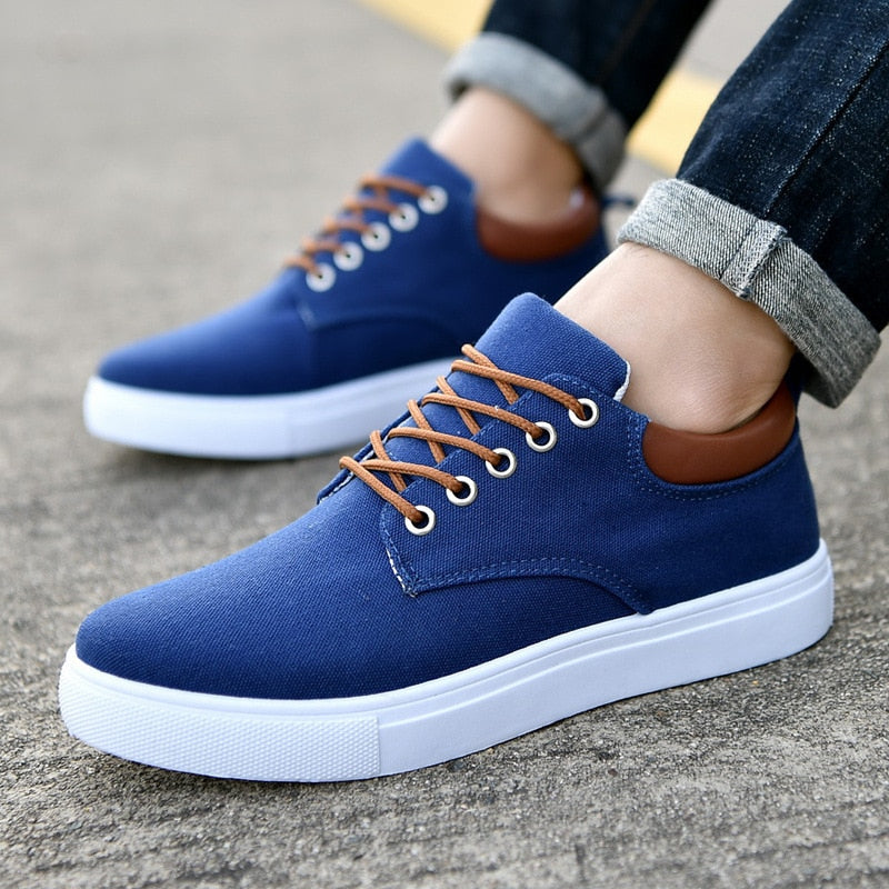 Men's Canvas Sneakers Casual Comfortable Shoes - Image 14