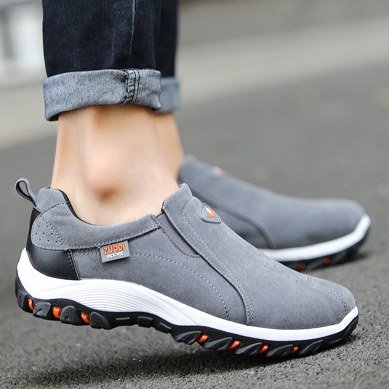 Men's Slip-On Hiking Walking Shoes Outdoor Trail