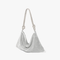 Women Rhinestone Evening Bag Triangle Knotted Clutch