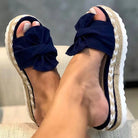 Women Bow Flat Sandals - Image 8