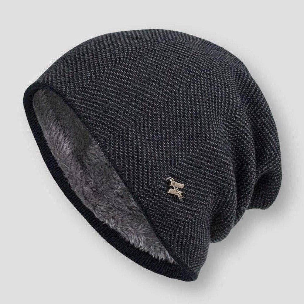 Men's soft-lined casual beanie