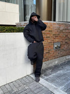 Men's Oversized Hooded Tracksuit Set 2 Piece Hoodie Joggers - Image 2