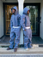 Men's Oversized Hooded Tracksuit Set 2 Piece Hoodie Joggers - Image 5