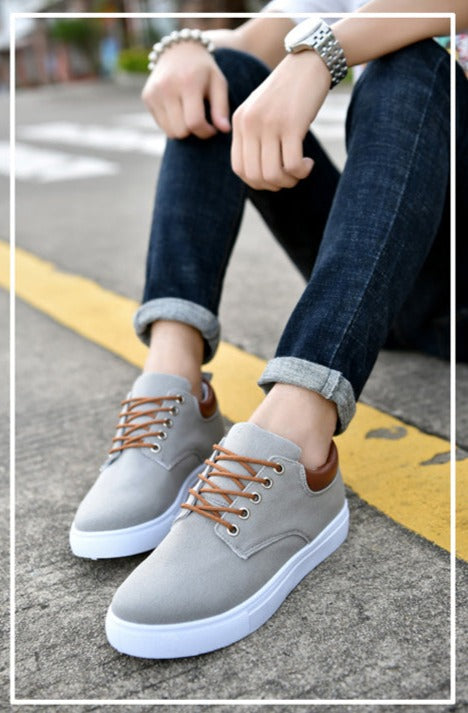 Men's Canvas Sneakers Casual Comfortable Shoes - Image 16