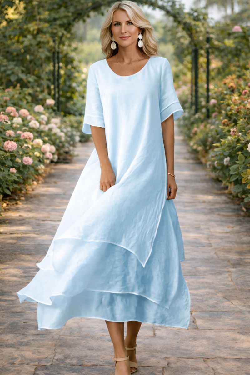 Women Elegant Midi Dress - Image 4
