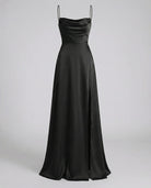 Women Satin Cowl Neck Maxi Dress Formal Evening - Image 11