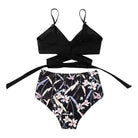 Women Colorful High Waisted Bikini Set - Image 8