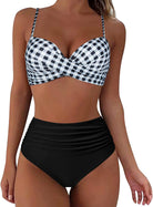 Women Colorful High Waisted Bikini Set - Image 17