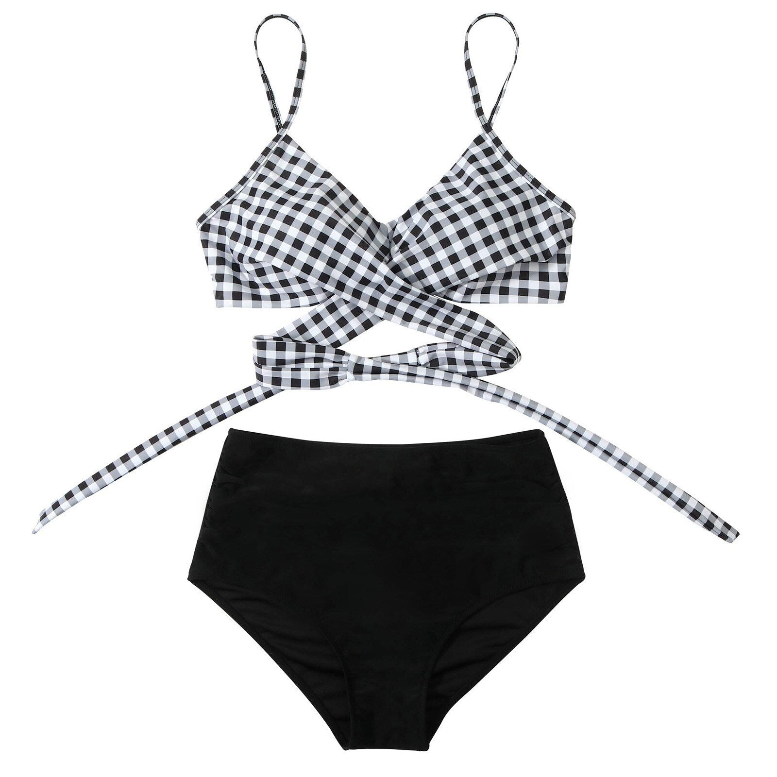 Women Colorful High Waisted Bikini Set - Image 18