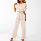 Imee | Women’s Tie-Front Batwing Jumpsuit