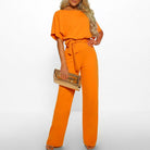 Imee | Women’s Tie-Front Batwing Jumpsuit - Image 7