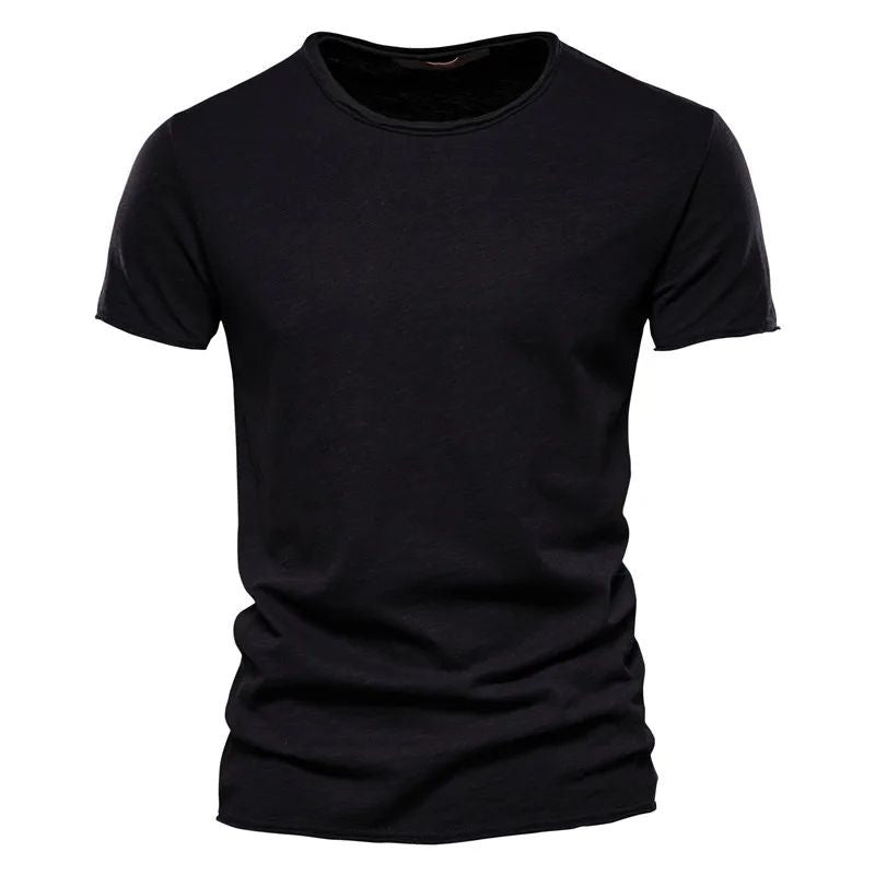 Men's Breathable Cotton Lightweight T-Shirt - Image 2