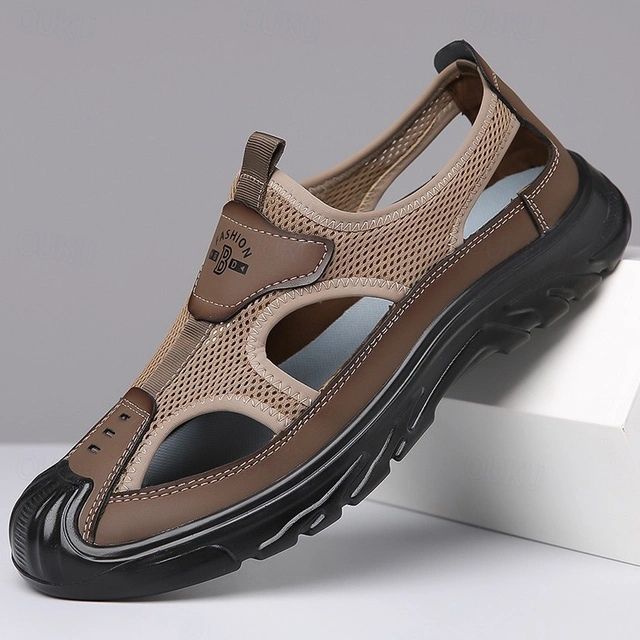 Men's Closed Toe Breathable Walking Sandals Lightweight