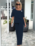 Women Elegant 2 Piece Summer Skirt Set - Image 2