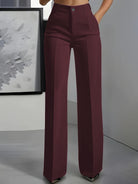 Hochgeschnittene Damenhose mit elastischem Bund - Image 7