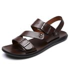 Men's Leather Cushioned Walking Sandals