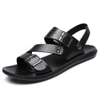 Men's Leather Cushioned Walking Sandals - Image 2