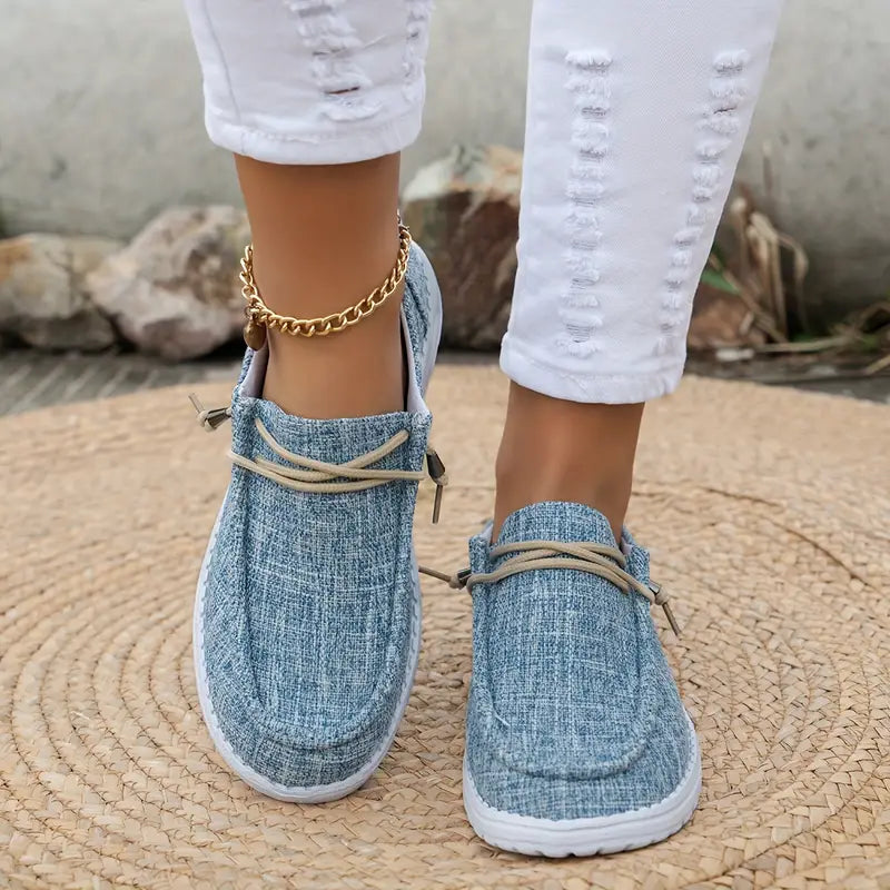 Women Breathable Non-Slip Sneakers Lightweight Slip-On Walking Shoes - Image 8