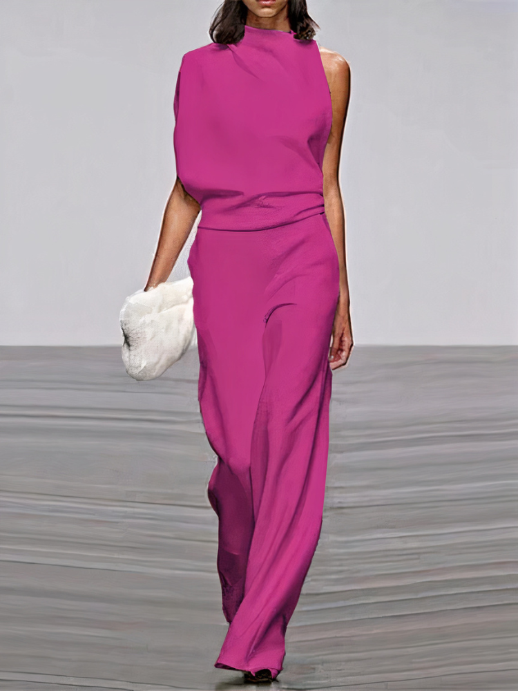 Women Wide Leg Jumpsuit Wedding Guest Formal Elegant - Image 12