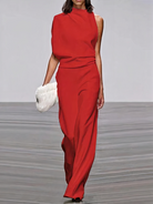 Women Wide Leg Jumpsuit Wedding Guest Formal Elegant - Image 6