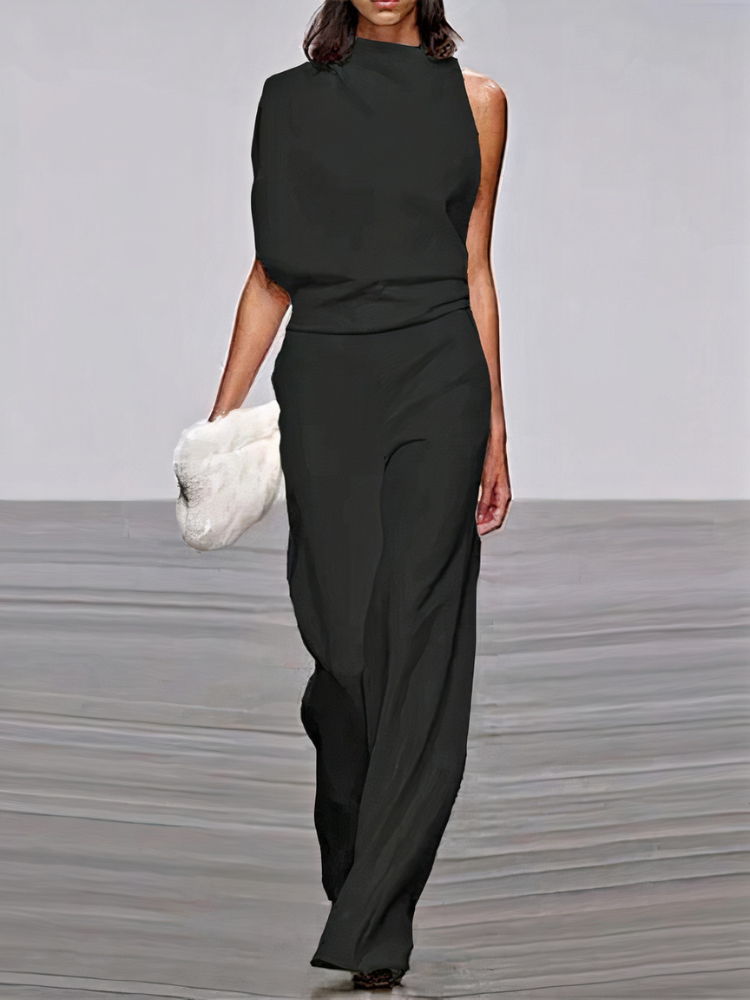 Women Wide Leg Jumpsuit Wedding Guest Formal Elegant - Image 9