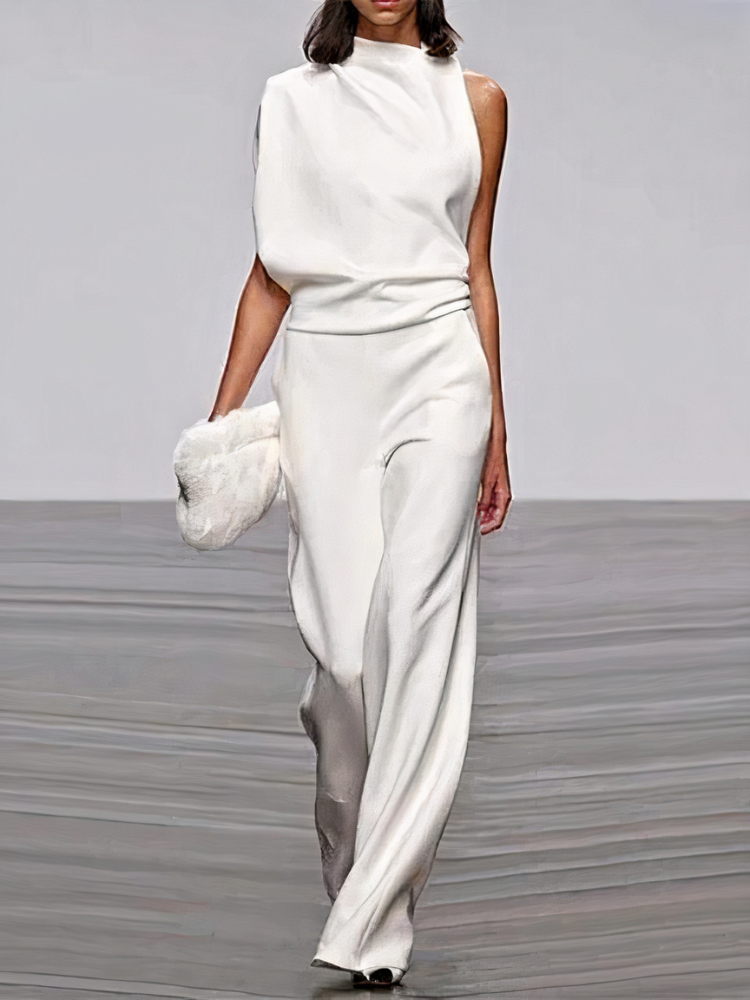 Women Wide Leg Jumpsuit Wedding Guest Formal Elegant - Image 7