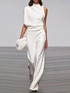 Women Wide Leg Jumpsuit Wedding Guest Formal Elegant - Image 7