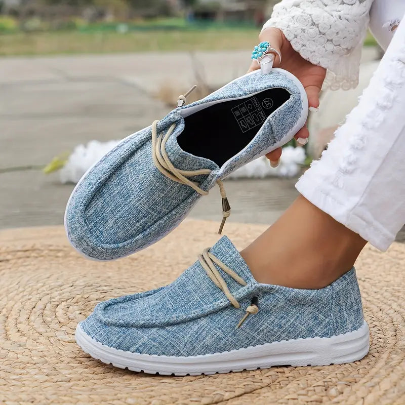 Women Breathable Non-Slip Sneakers Lightweight Slip-On Walking Shoes - Image 11