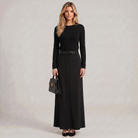 Women Wide Leg Flowy Maxi Skirt - Image 2