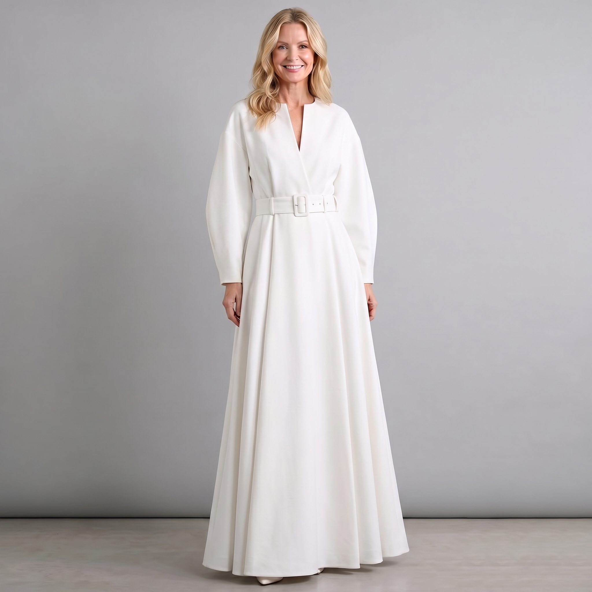 Women Short Sleeve A-Line Maxi Dress - Image 3